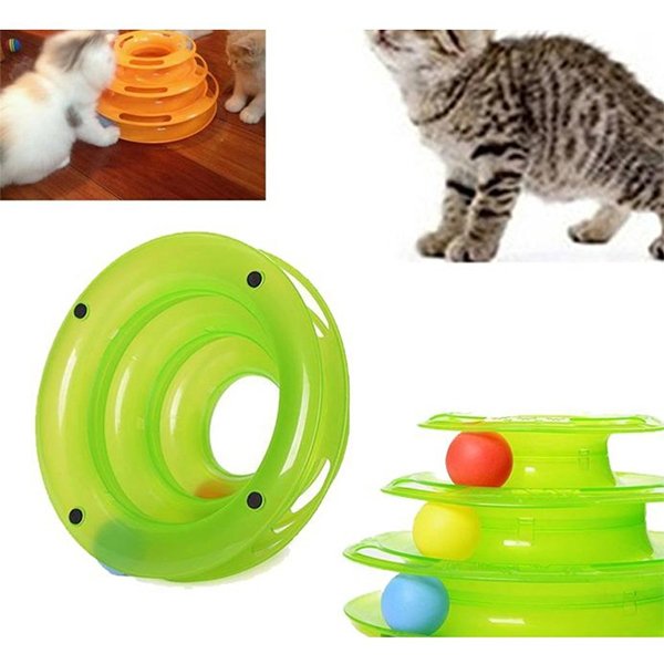 Petpretty 3 Katlı 3 Toplu Oyuncak | Kedi Top Oyuncak