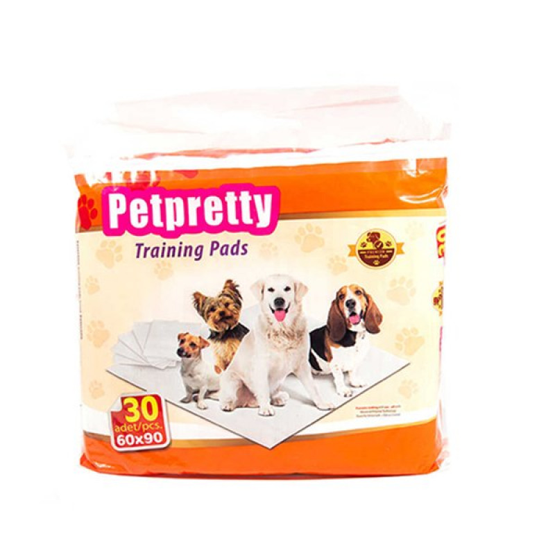 Petpretty 30 Adet Natural Tuvalet Eğitim Pedi 60x90 | Köpek Çiş Alıştırma Pedi Petpretty 30 Adet Natural Tuvalet Eğitim Pedi 60x90 | Köpek Çiş Alıştırma Pedi