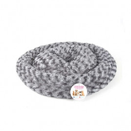 55x55 Cm Peluş Simit Yatak Gri | Peluş Köpek Yatağı 55x55 Cm Peluş Simit Yatak Gri | Peluş Köpek Yatağı