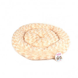 55x55 Cm Peluş Simit Yatak Krem | Peluş Köpek Yatağı 55x55 Cm Peluş Simit Yatak Krem | Peluş Köpek Yatağı