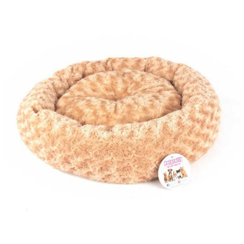Petpretty 55x55 Cm Simit Yatak Peluş Açık Kahve | Simit Kedi Yatağı Petpretty 55x55 Cm Simit Yatak Peluş Açık Kahve | Simit Kedi Yatağı