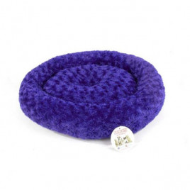 55x55 Cm Simit Yatak Peluş Mor | İç Mekan Köpek Yatağı 55x55 Cm Simit Yatak Peluş Mor | İç Mekan Köpek Yatağı