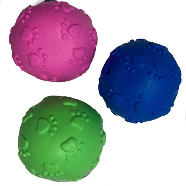 Petpretty 6 Cm Pati Desenli Kauçuk Top Small | Köpek Top Oyuncak