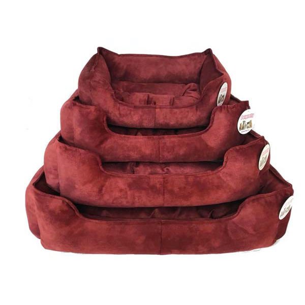 Petpretty Vp-1176 Comfort Yatak No:4 Bordo | Kumaş Kedi Yatağı