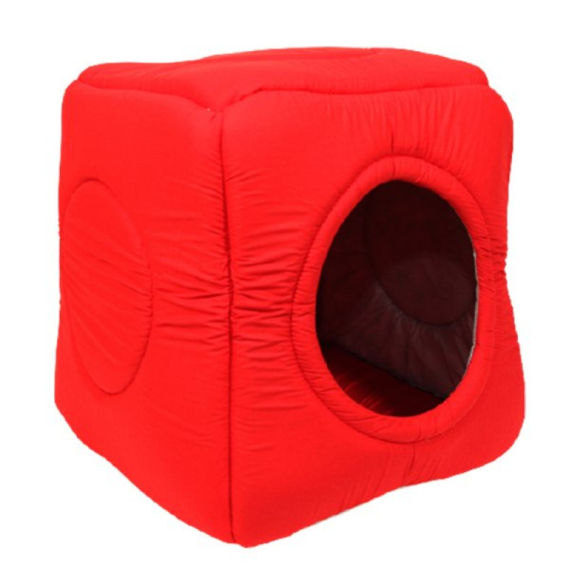 Petpretty Vp-1542 Üç Fonksiyonlu Kumaş Yuva Kırmızı | Yuvalı Köpek Yatağı Petpretty Vp-1542 Üç Fonksiyonlu Kumaş Yuva Kırmızı | Yuvalı Köpek Yatağı