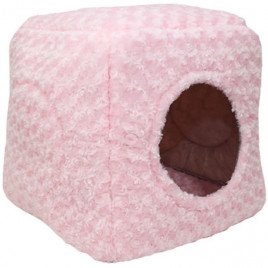 Vp-1542 Üç Fonksiyonlu Kumaş Yuva Pembe | Yuvalı Kedi Yatağı