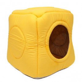 Vp-1542 Üç Fonksiyonlu Kumaş Yuva Sarı | Yuvalı Köpek Yatağı