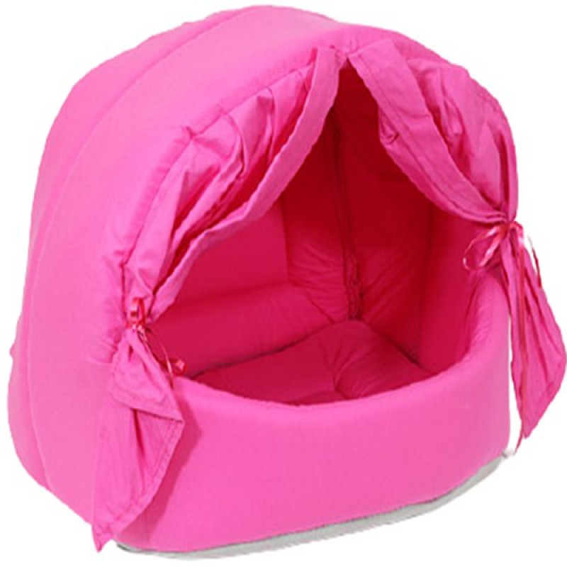 Petpretty Vp-1552 Perdeli Kumaş Yuva Pembe 40X50X36h Cm | Yuvalı Köpek Yatağı Petpretty Vp-1552 Perdeli Kumaş Yuva Pembe 40X50X36h Cm | Yuvalı Köpek Yatağı