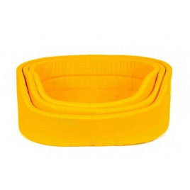 Vp-1573 Kumaş Yatak Üçlü Set Sarı | Kumaş Kedi Yatağı