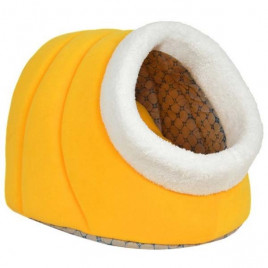 Vp-1621 Eskimo Polar Yuva Sarı 45x40x40 Cm | Yuvalı Köpek Yatağı