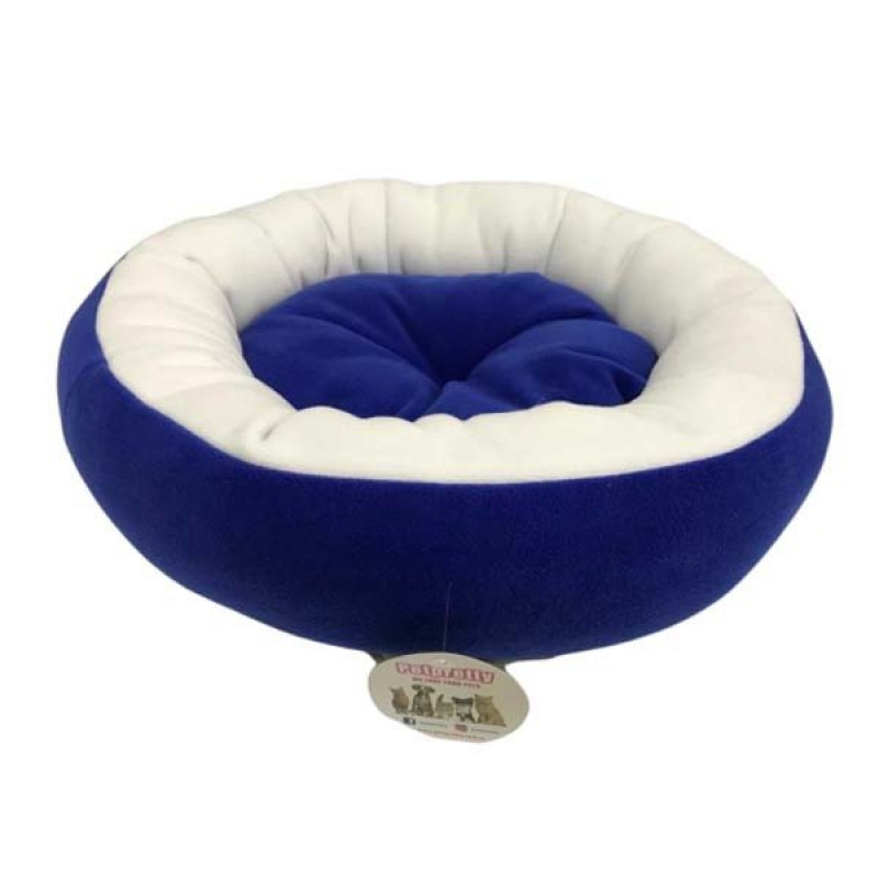 Petpretty Vp-1648 Polar Simit Yatak Mavi | Peluş Köpek Yatağı Petpretty Vp-1648 Polar Simit Yatak Mavi | Peluş Köpek Yatağı