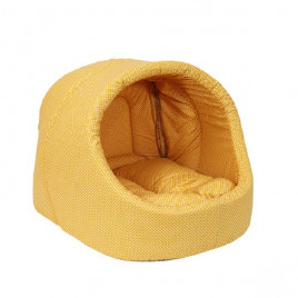Vp-1655 Eko Alaska Yuva Sarı 40x48x40h Cm | Yuvalı Kedi Yatağı