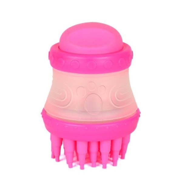 Petpretty Zm1126-1 Şampuan Hazneli Yıkama Fırçası | Köpek Tarağı