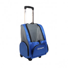 Çekçekli Sırt Taşıma Çantası Mavi | Köpek Taşıma Çantası Ve Kafes Çekçekli Sırt Taşıma Çantası Mavi | Köpek Taşıma Çantası Ve Kafes