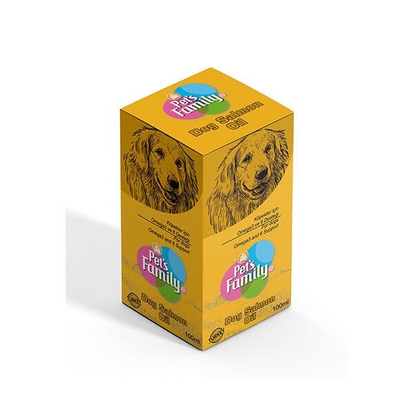 Pets Family 100 Ml Deri ve Tüy Bakımı Somon Yağı | Köpek Vitamini