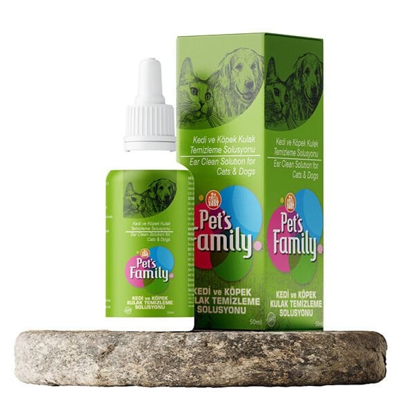Pets Family 50 Ml Doğal Kulak Temizleme Solüsyonu | Kedi Göz Ve Kulak Bakım