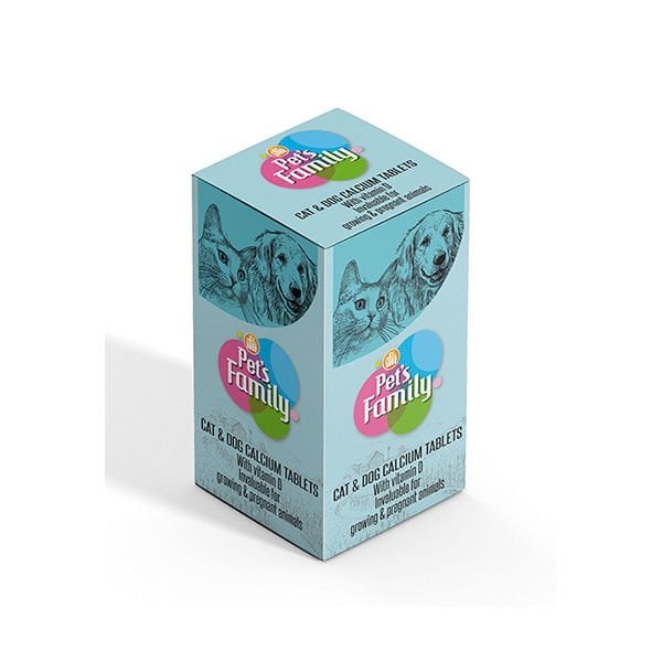 Pets Family 75 Tablet Kalsiyum Tablet | Köpek Vitamini