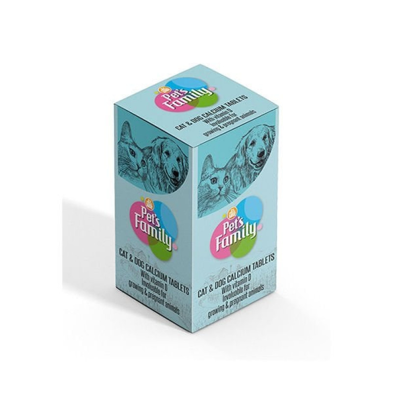 Pets Family 75 Tablet Kalsiyum Tablet | Köpek Vitamini Pets Family 75 Tablet Kalsiyum Tablet | Köpek Vitamini