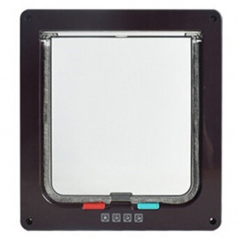 23x25 Cm 4 Yönlü Yavru Köpek Ve Kedi Kapısı Kahverengi | Köpek Kapısı