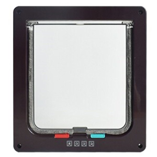 Petzz 23x25 Cm 4 Yönlü Yavru Köpek Ve Kedi Kapısı Kahverengi | Köpek Kapısı