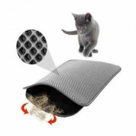 60X45 Cm Elekli Kum Paspası Gri | Kedi Tuvalet Paspası 60X45 Cm Elekli Kum Paspası Gri | Kedi Tuvalet Paspası