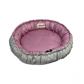 85 Cm Sunflower Çift Taraflı Peluş Gri Pembe | İç Mekan Köpek Yatağı 85 Cm Sunflower Çift Taraflı Peluş Gri Pembe | İç Mekan Köpek Yatağı