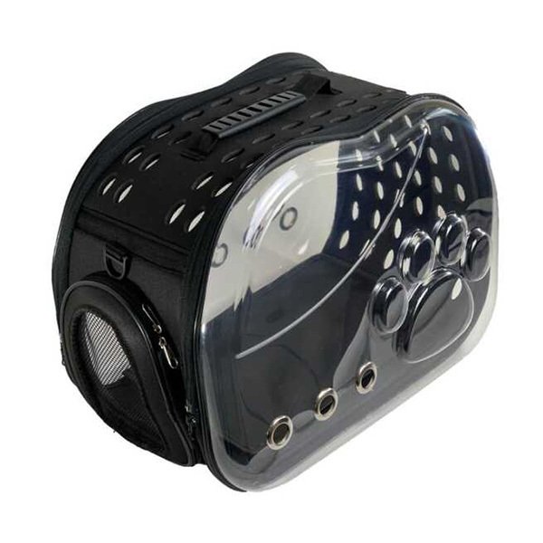 Petzz Siyah Pati Desenli Taşıma Çantası | Köpek Taşıma Çantası Ve Kafes