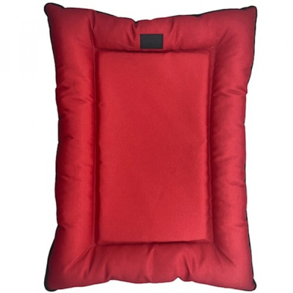Petzz Large Kırmızı Yer Minderi 106x66x7h Cm | Kumaş Köpek Yatağı