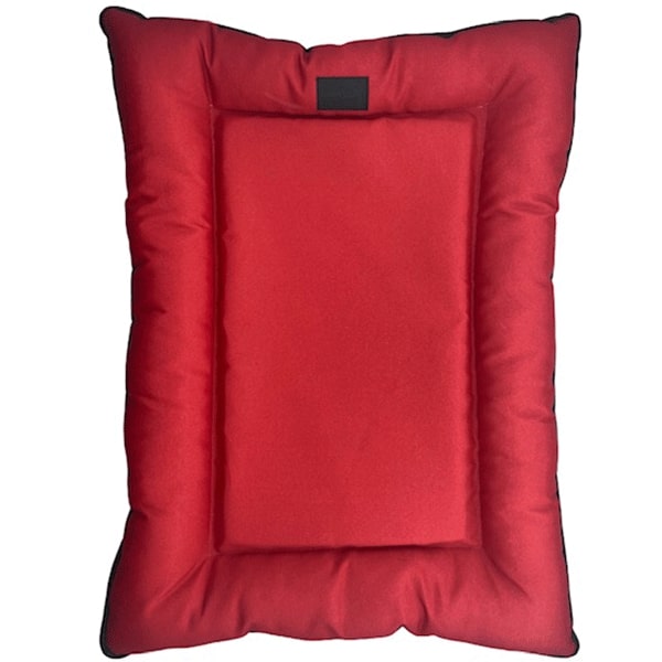 Petzz Small Kırmızı Yer Minderi 66x48x6h Cm | Kumaş Köpek Yatağı