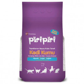 Pisipisi 5 Kg Topaklaşan Bentonit Kalın Kedi Kumu | Doğal Kedi Kumu Pisipisi 5 Kg Topaklaşan Bentonit Kalın Kedi Kumu | Doğal Kedi Kumu