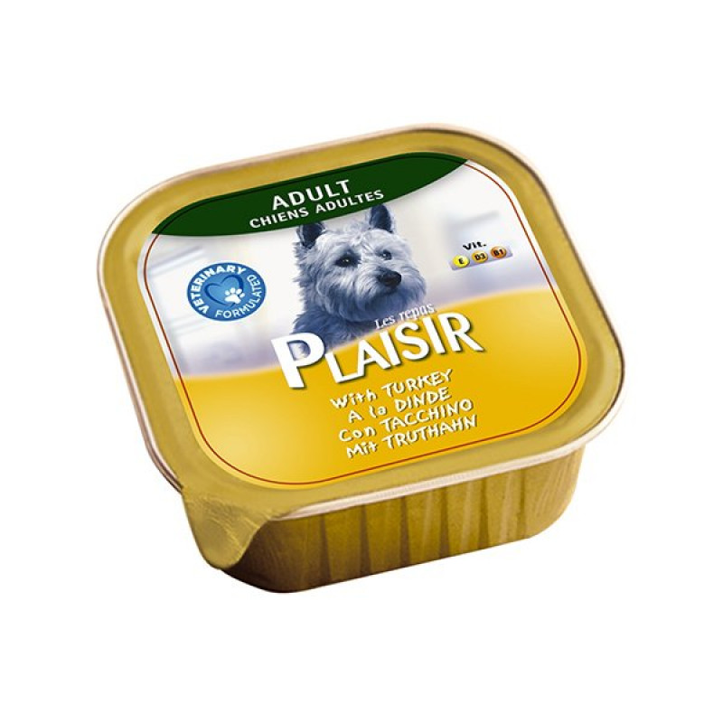 Plaisir 150 Gr Hindili Pate | Özel Irk Köpek Maması Plaisir 150 Gr Hindili Pate | Özel Irk Köpek Maması