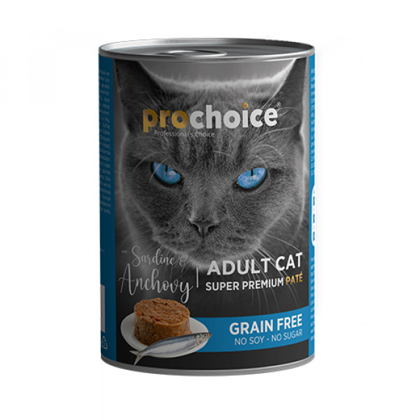 Pro Choice 6 Adet Adult Sardunya ve Hamsili 400 Gr | Yetişkin Kedi Maması