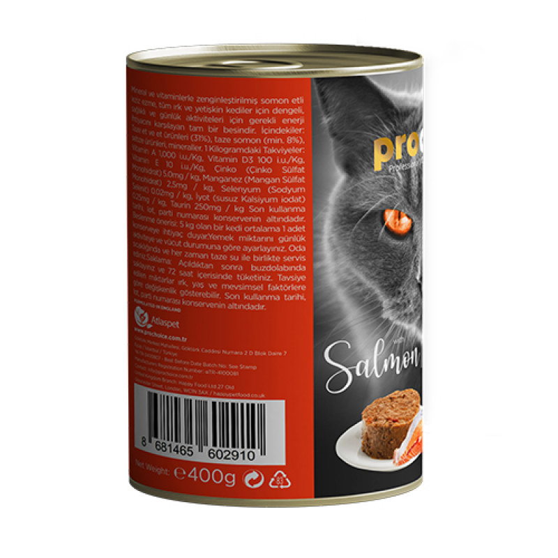 Pro Choice 400 Gr Adult Somonlu Yetişkin | Balıklı Yaş Kedi Maması