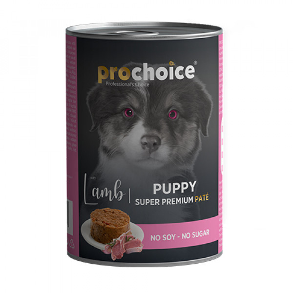 Pro Choice 6 Adet Puppy Kuzulu Yavru 400 Gr | Tavru Köpek Konservesi