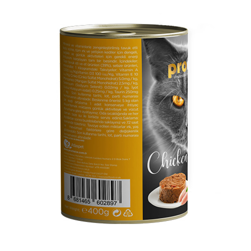 Pro Choice 400 Gr Tavuklu Yetişkin | Yetişkin Kedi Maması