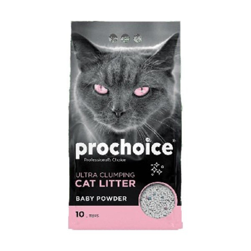 Prochoice10 Lt Bentonit Bebek Pudralı Topaklanan Doğal Kum | Doğal Kedi Kumu Prochoice10 Lt Bentonit Bebek Pudralı Topaklanan Doğal Kum | Doğal Kedi Kumu