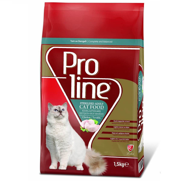 Proline 1,5 Kg Tavuklu Kısırlaştırılmış Yetişkin | Kısırlaştırılmış Kedi Maması
