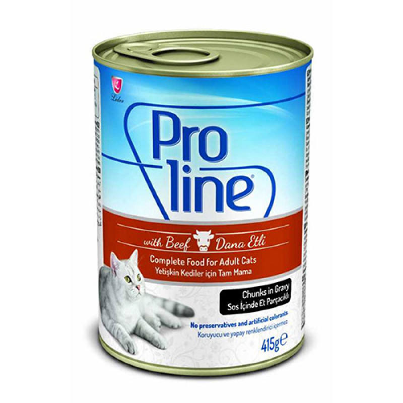 Proline 6 Adet Dana Etli 415 Gr | Yetişkin Kedi Maması Proline 6 Adet Dana Etli 415 Gr | Yetişkin Kedi Maması