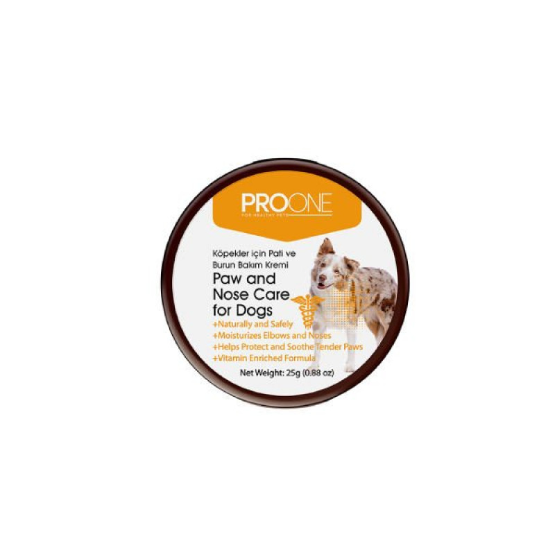 Pro One 25 Gr Pati ve Burun Bakım Kremi | Köpek Tırnak Ve Pati Bakım Ürünü Pro One 25 Gr Pati ve Burun Bakım Kremi | Köpek Tırnak Ve Pati Bakım Ürünü