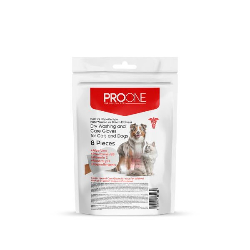 Pro One 8 Adet Kuru Yıkama ve Bakım Eldiveni | Köpek Külodu Ve Pedi Pro One 8 Adet Kuru Yıkama ve Bakım Eldiveni | Köpek Külodu Ve Pedi