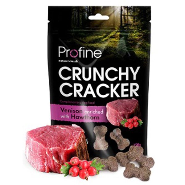 Profine 150 Gr Crunchy Cracker Geyik Etli Ve Alıçlı | Köpek Atıştırmalık Ödül Maması