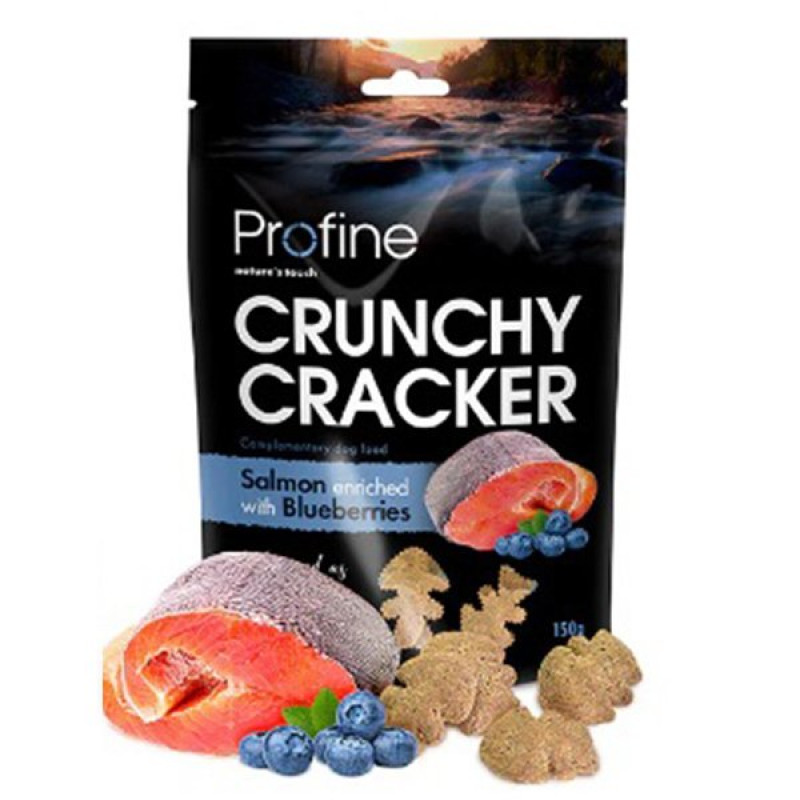 Profine 150 Gr Crunchy Cracker Somon Ve Yaban Mersinli Kıtır | Köpek Atıştırmalık Ödül Maması Profine 150 Gr Crunchy Cracker Somon Ve Yaban Mersinli Kıtır | Köpek Atıştırmalık Ödül Maması