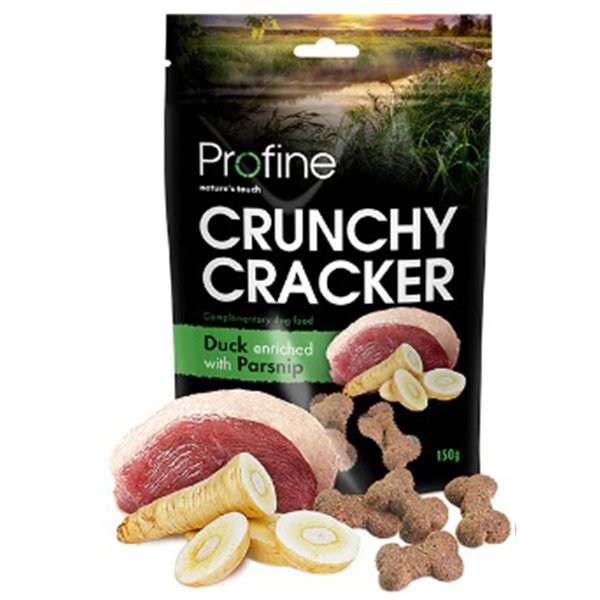 Profine 150 Gr Crunchy Cracker Ördek Ve Havuçlu Kıtır | Köpek Atıştırmalık Ödül Maması