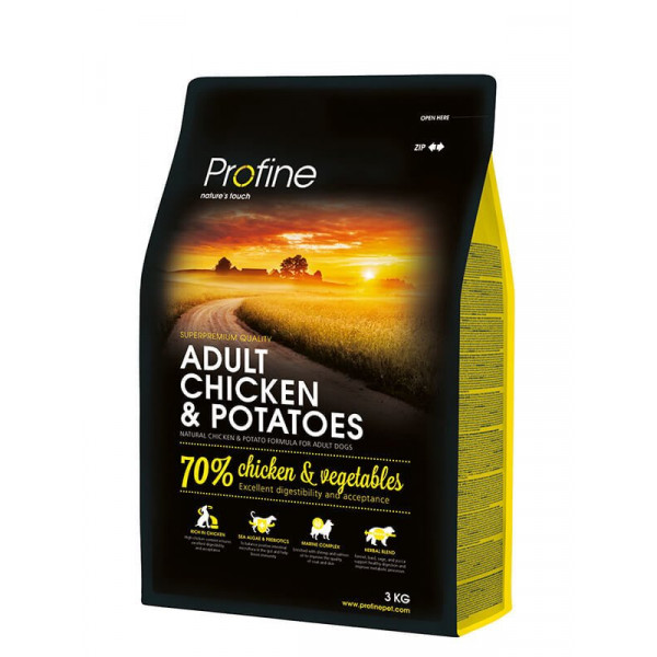 Profine 3 Kg Düşük Tahıllı Adult Tavuklu Yetişkin | Yetişkin Köpek Kuru Maması