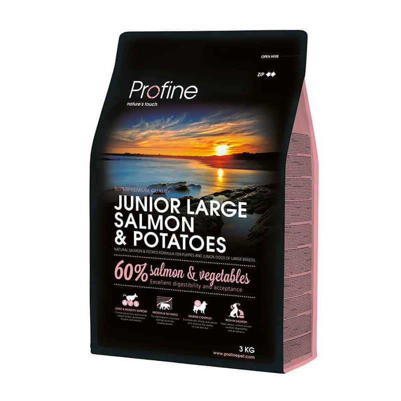Profine 3 Kg Düşük Tahıllı Büyük Irk Somonlu Yavru | Yavru Köpek Kuru Maması Profine 3 Kg Düşük Tahıllı Büyük Irk Somonlu Yavru | Yavru Köpek Kuru Maması