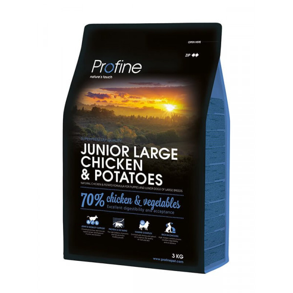Profine 3 Kg Düşük Tahıllı Büyük Irk Tavuklu Yavru | Yavru Köpek Kuru Maması