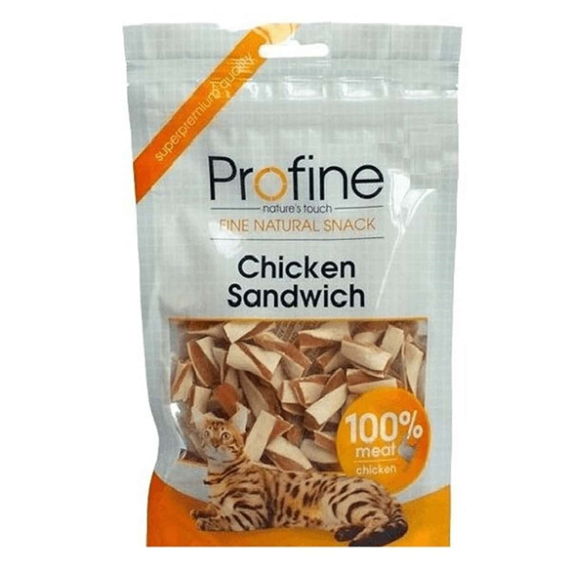 Profine 80 Gr Chicken Sandwich | Kedi Bisküvi Ödül Maması Profine 80 Gr Chicken Sandwich | Kedi Bisküvi Ödül Maması