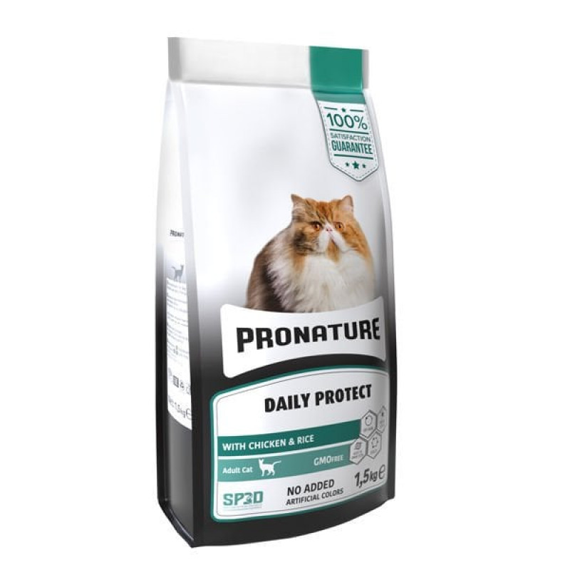 Pronature 1.5 Kg Tavuklu ve Pirinçli Yetişkin | Yetişkin Kedi Maması