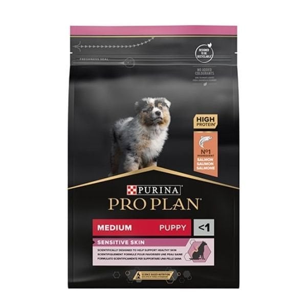 Pro Plan 3 Kg Medium Puppy Sensitive Skin Salmon | Yavru Köpek Kuru Maması