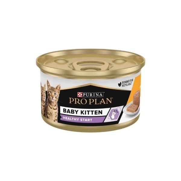 Pro Plan Baby Kitten Tavuklu Yavru Konserve Kedi Maması 85 Gr | Yavru Kedi Maması